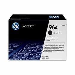 HP 96A Black LaserJet Toner Cartridge C 4096A