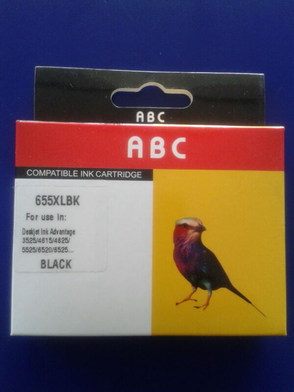 HP 655xl Black Compatible Ink Cartridge